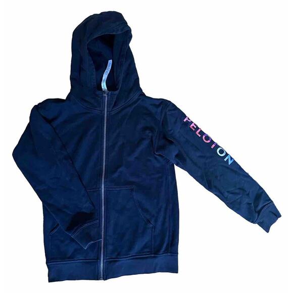 Lululemon x Peloton Hoodie Women’s 6 All Yours Full Zip Black Terry Sweater - Picture 1 of 16